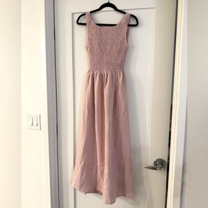Petal & Pup Pale Pink Lillie Maxi Dress